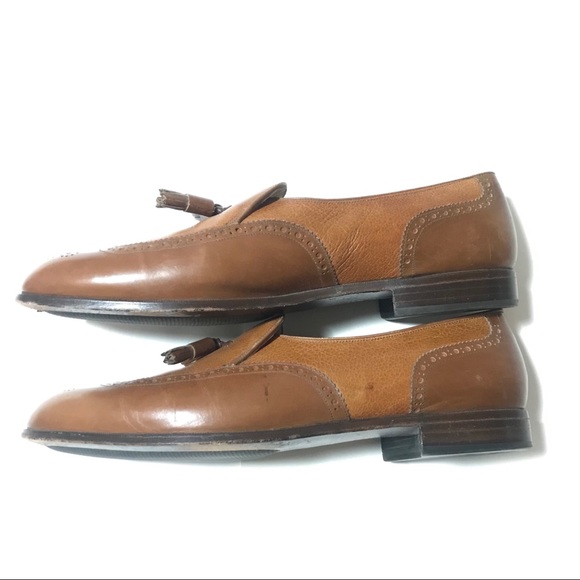 Bally Parawet Two-tone Brown Leather Loafer 12D - Picture 5 of 9